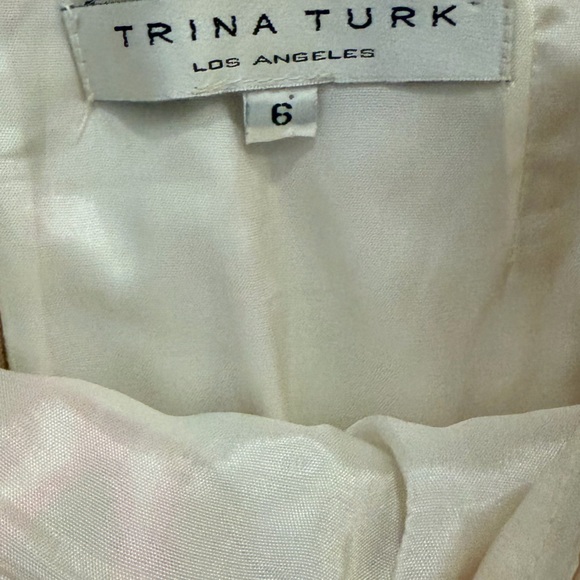 Trina Turk Pink and Tan Patterned Skirt ! Tennis , Golf , Fun - Picture 6 of 11